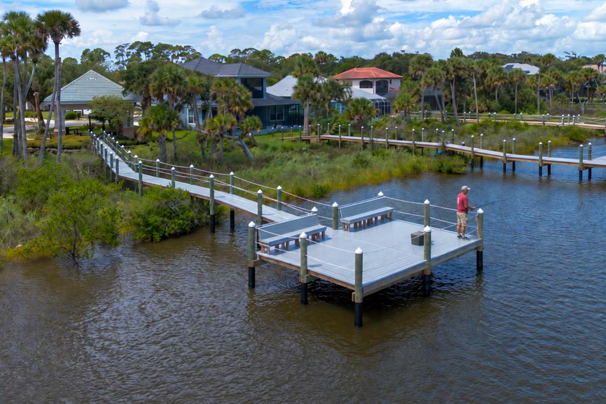 Fishing on Emerald Lake and the Intracoastal Pier